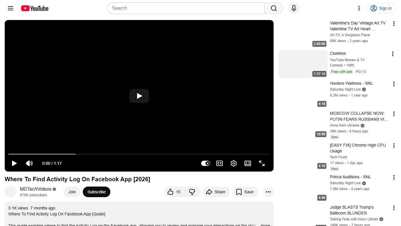 Where To Find Activity Log On Facebook App [2026] - YouTube